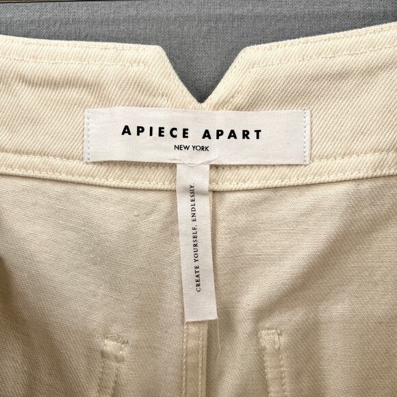 APIECE APART Meridian Jean Womens 27 Ecru High Rise Barrel Balloon Baggie NEW - Picture 8 of 16